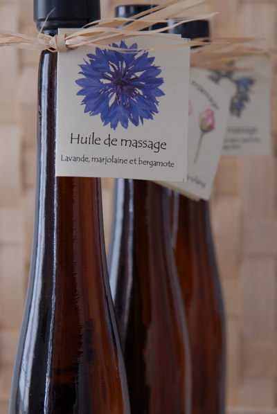 Huile de détente (lavande, marjolaine et bergamote)